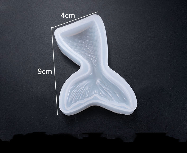 Mermaid Tail Ocean Silicone Molds for DIY Jewelry Tray Making Handmade Party Decoration