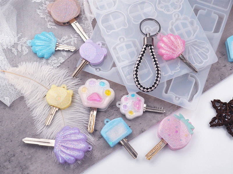 Epoxy Crystal Epoxy Keychain Mold for Jewelry Decoration