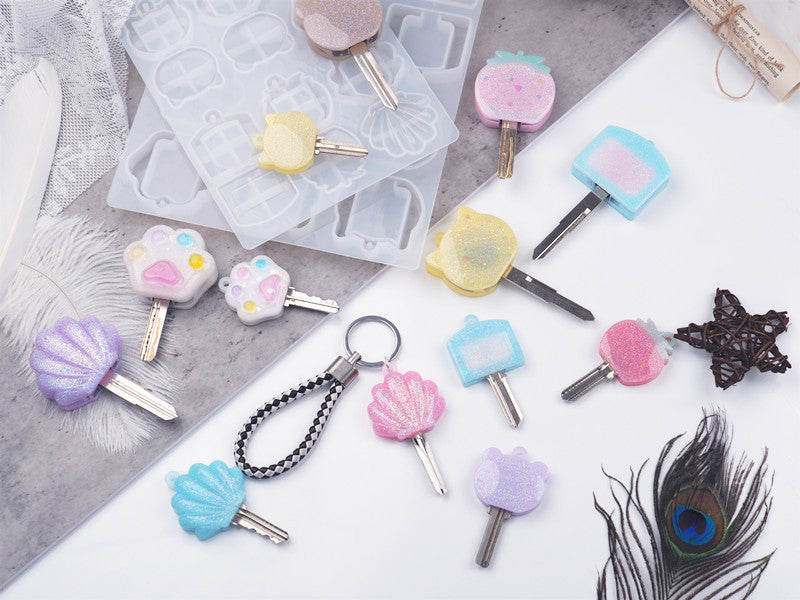 Epoxy Crystal Epoxy Keychain Mold for Jewelry Decoration