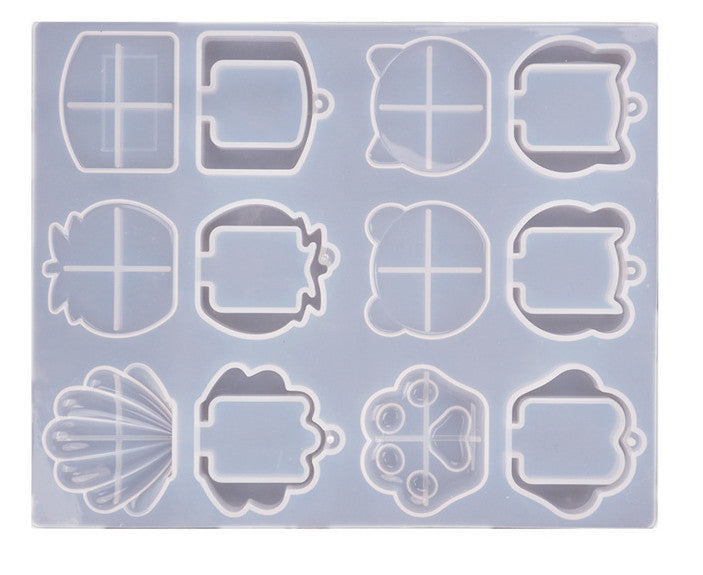 Epoxy Crystal Epoxy Keychain Mold for Jewelry Decoration
