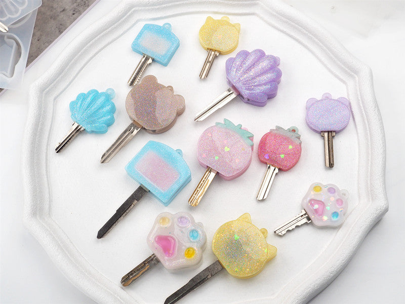 Epoxy Crystal Epoxy Keychain Mold for Jewelry Decoration