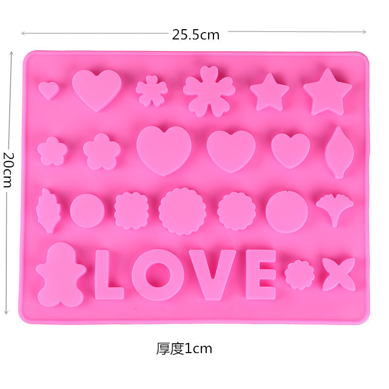 Flower Love Mold for Resin Kit Components