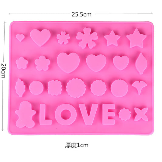 Flower Love Mold for Resin Kit Components