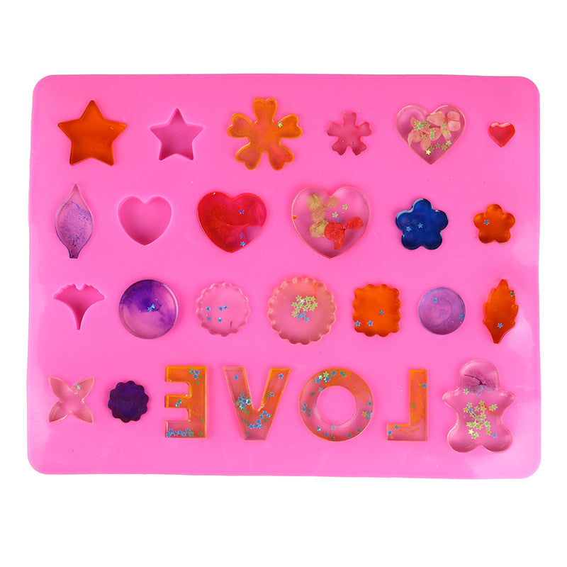 Flower Love Mold for Resin Kit Components