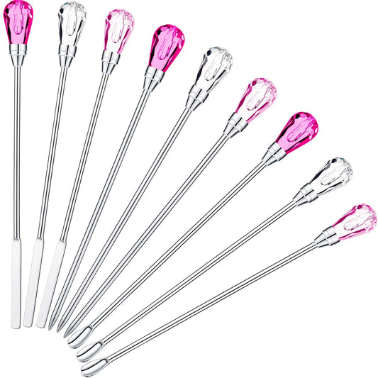 Resin Needle Spoon Tools Set Nail Art Tools for Silicone UV Epoxy Resin Mold Clay Craft DIY