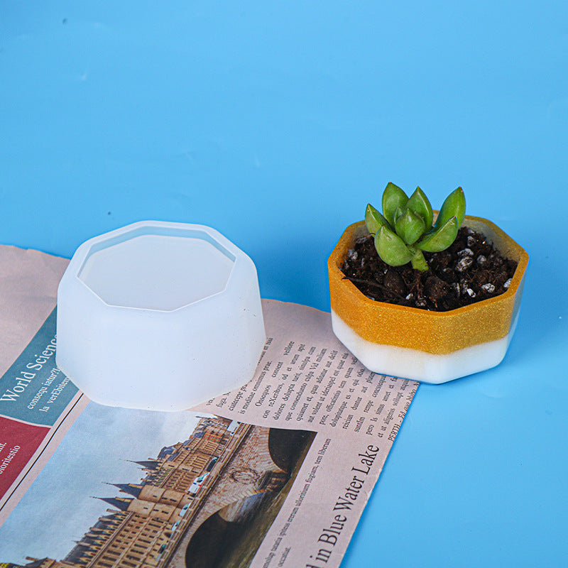 Reusable Plant Pots Silicone Molds for Making Resin Crafts