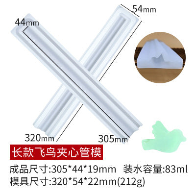 Various Shapes Sandwich Tube Silicone Molds for DIY Cake Roll Chocolate
