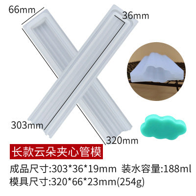Various Shapes Sandwich Tube Silicone Molds for DIY Cake Roll Chocolate