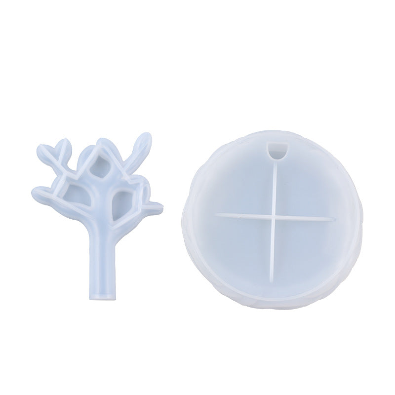 DIY Crystal Epoxy Silicone Tree Bud Small Storage Box Mould for Resin Crafts Making