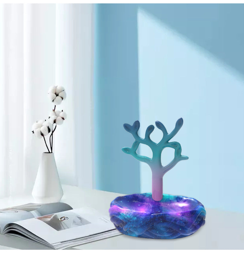 DIY Crystal Epoxy Silicone Tree Bud Small Storage Box Mould for Resin Crafts Making