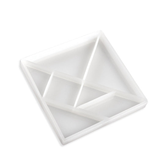 Tangram Bracelet Mold Tic Tac Toe Silicone Mold for DIY Resin Craft Kids Adult Table Game Home Decoration